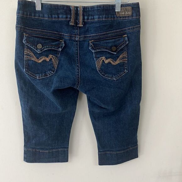 Industrial Cotton Bermuda Denim Shorts Sz 11 - Picture 5 of 6
